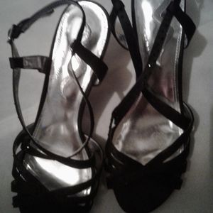 Nina Women Dress Sandals sz 11, Black.